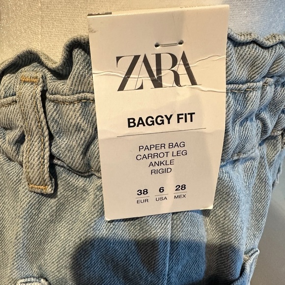 High-Waisted Paperbag Baggy Jeans high waisted oversized GORGEOUS soft cotton - Picture 6 of 8